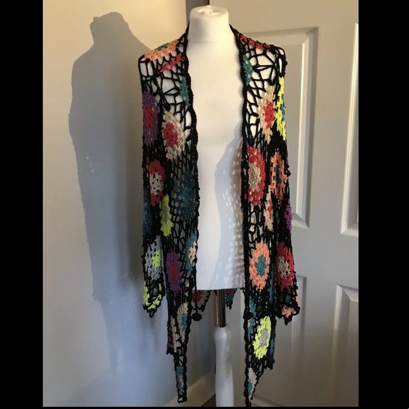 RAT AND BOA Sweaters - RAT AND BOA CROCHET CARDIGAN OS RARE!LIKE NEW!